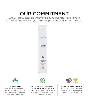 L'ANZA Healing Volume Thickening Shampoo 10.1 Fl Oz - Boosts Shine, Volume, & Thickness for Fine Hair with Bamboo Complex & Keratin - Buy Online on SooperMarket.com