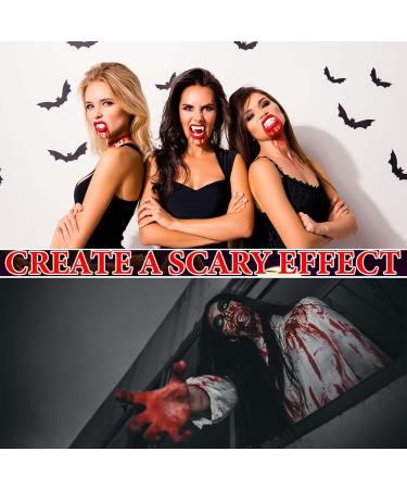 Realistic Fake Blood Spray for Halloween | Washable Zombie & Vampire Costume Makeup | SFX Liquid Blood Splatter - Buy Online on SooperMarket.com