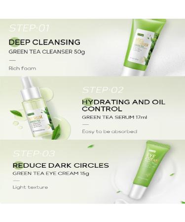 Buy Green Tea Skincare Set - 19-In-1 Gift with Natural Extracts | Cleanser Serum Creams & Masks for Teen Girls - Moisturizing & Nourishing Skin Care - Buy Online on SooperMarket.com