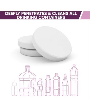 Baby Water Bottle Cleaning Tablets - 30 Pack Natural Cleaner for Milk Bottles & Tumbler - Eco-Friendly & Individually Packed - Buy Online on SooperMarket.com