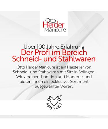 Otto Herder Manicure Splinter Tweezers 9.3 cm - Stainless Steel Pointed Tip Precision Tweezers for Flawless Grooming - Buy Online on SooperMarket.com