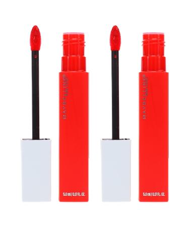 Maybelline SuperStay Matte Ink Liquid Lipstick 320 - Pack of 2 - Buy Online on SooperMarket.com