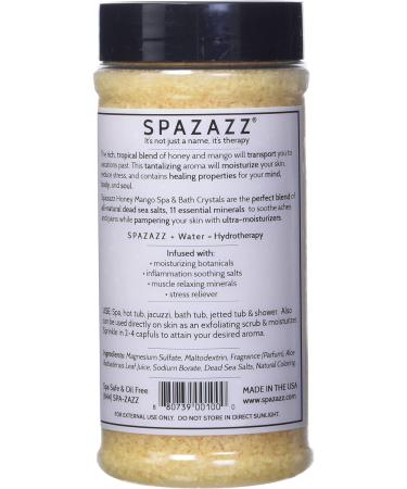 Spazazz Honey Mango Aromatherapy Spa Crystals - 17 oz (2 Pack) - Buy Online on SooperMarket.com