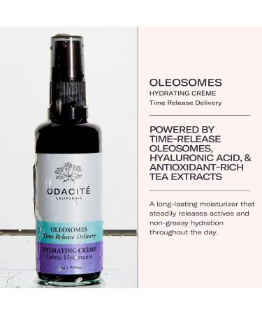 ODACITE Oleosomes Hydrating Face Cream - Anti-Aging Moisturizer with Hyaluronic Acid for Hydration & Fine Lines - 1.69 fl. oz - International Shipping Available - Buy Online on SooperMarket.com