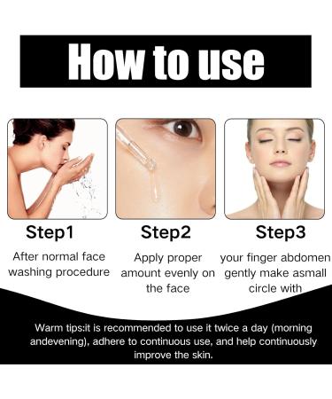 Instant Face Lift Essence Oil Vitamin C Serum For Face Face Serum For Women Anti Wrinkle Serum For Face Neck Eye Tightening & Lifting Hydrating Serum Pore Minimizer With Collagen Hyaluronic Acid - Buy Online on SooperMarket.com