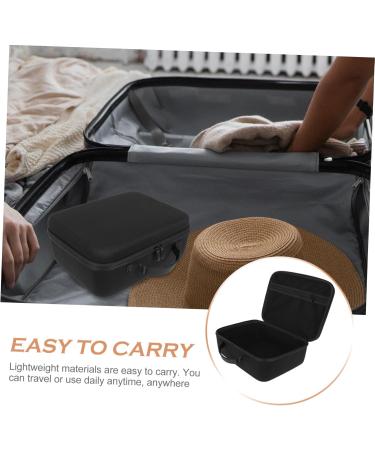 FOYTOKI 2 Pcs Hair Dryer Storage Bag Curl Blow Dryer Portable Hair Dryer Bag Barber Clipper Case Black Eva - Buy Online on SooperMarket.com