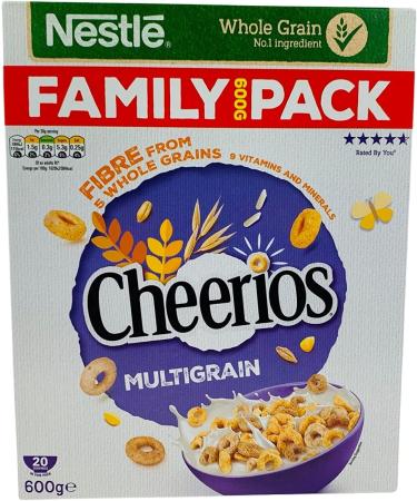 Cheerios Family Pack 2 x 600g Multigrain TOMIDEALS Edition | Breakfast Multigrain Cereal Fibre Whole Grains | Nestle Cheerios | Family Pack | sold by Essential Products - Buy Online on SooperMarket.com