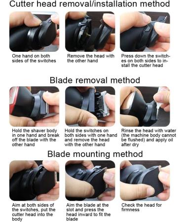 Electric Hair Clipper Hair Trimmer Hair Clipper Hair Trimmer Tools for Adult Children Gray - Buy Online on SooperMarket.com
