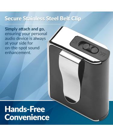 NewEar Personal Sound Amplifier - 50dB Voice Enhancer & Audio Amplifier for TV - Pocket Hearing Device for Enhanced Hearing up to 100 Feet - Buy Online on SooperMarket.com