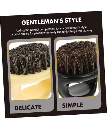 Beavorty Men's Beard Styling Brush Set - 10 Pieces Pocket Hair & Cleaning Brushes for Perfect Beard Care - Black & Beige - Buy Online on SooperMarket.com