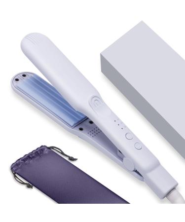 Mini Hair Crimpers for Women Hair Crimper for Fluffy Hairstyle Crimpers Hair with Anti Static Ceramic Hair Crimper Adjustable Temperature Dual Voltage Hair Crimpers for Easter Day Vintage Styling