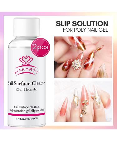 Multifunctional Nail Extension Gel & Anti-Stick Cleanser - Professional DIY Slip Solution (2PCS) - Buy Online on SooperMarket.com