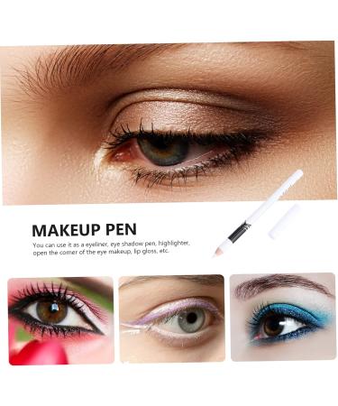 Mikinona 72 Pcs Eyeliner Pencil White Eye Liner Pencial Highlighter Pencil Makeup Eyes Lip Liner Wooden Pole - Buy Online on SooperMarket.com