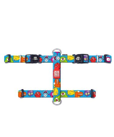 Max & Molly dog harness in H-shaped ultra-comfortable dishes dog made of neoprene for very small dogs Little Monsters/XS padded secure & ultralight-comfort for your loyal companion