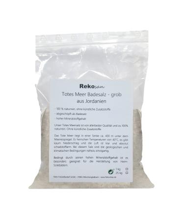 Rekosan Dead Sea Salt 1 kg Bath Salt from Jordan Sea Salt Coarse