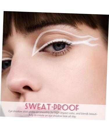 Mikinona Eye Shadow Cosmetics 5pcs White Lying Silkworm Pen Eyeshadow Stick Eyeshadow Crayon Makeup Stick Girl Matte Eyeliner - Buy Online on SooperMarket.com