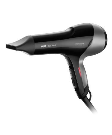 Brown Satin Hair 7 Sensodryer Hair dryer professional hair dryer with a thermal sensor and styling nozzle HD780 black hair dryer single