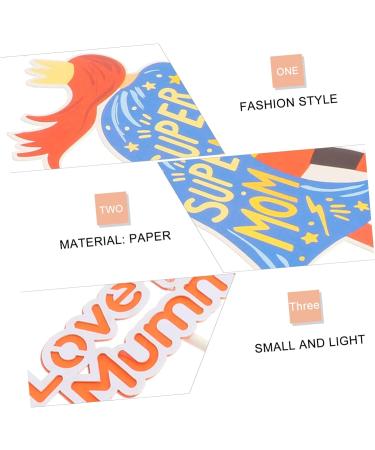 OFFSCH 3 Sets Mother's Cake Inserts Dessert Plug-in Party Cake Picks Mothers Day Theme Cake Plug-in Mom Gifts Cake Ornament Mum Presents Moms Birthday Moms Gifts Decor Paper Cake Supplies - Buy Online on SooperMarket.com