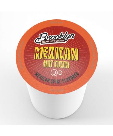 Brooklyn Beans Mexican Cocoa Hot Chocolate Pods - 40 Count - Compatible with 2.0 Keurig K-Cup Brewers - Authentic Mexican Chocolate Flavor - Buy Online on SooperMarket.com