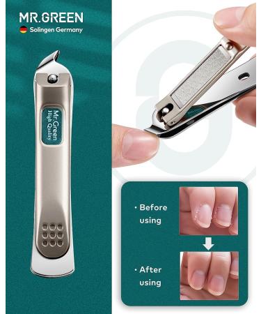 Premium 4PC Manicure Set for Men - Stainless Steel Nail Clippers & Leather Case - Perfect Gift - Buy Online on SooperMarket.com