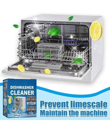 Dishwasher Tablets Dishwasher Cleaning Tablets Removes Limescale Build Up Dishwasher Cleaner for Kitchen Tableware Care Dishwasher Detergent (2box) - Buy Online on SooperMarket.com