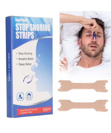 100 Pcs Nasal Strips for Snoring Relief and Nasal Congestion | Colds and Allergies Support - Buy Online on SooperMarket.com