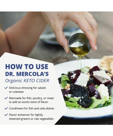 Dr. Mercola Organic Keto Cider Spicy 16 oz - Healthy Low-Carb Beverage - Buy Online on SooperMarket.com