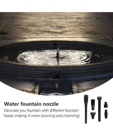 Hemoton Fountain Nozzle Set - 8 Spring Nozzles for Water Features Ponds & Fountains | Premium Fountain Attachments - Buy Online on SooperMarket.com