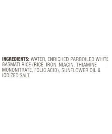 McCormick Hint of Salt White Basmati Ready to Heat Rice 8.8 oz - Pack of 6 - Buy Online on SooperMarket.com