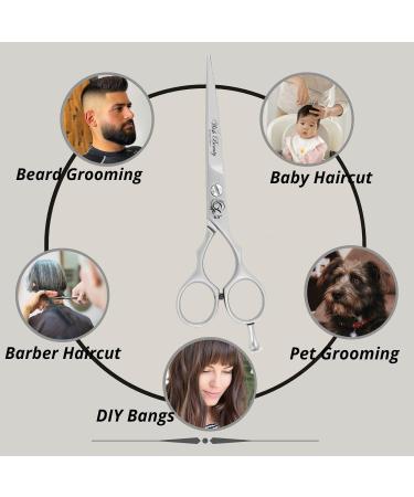 Wishbeauty Hairdressing Scissors for All Hair Type Hair Cutting Scissors for Hairdressers Barbers Professionals Personal use and for Beard or Moustache Trimming - Buy Online on SooperMarket.com