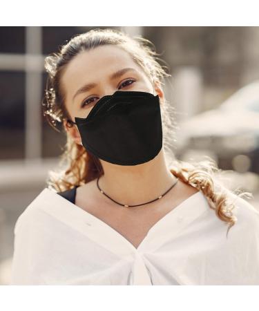 Buy Pack of 10 MH CARE Korean Black KF94 Disposable Face Masks - 4-Layer Breathable Protection for Adults - Comfortable Nose Mouth Cover - Made in Korea - Buy Online on SooperMarket.com