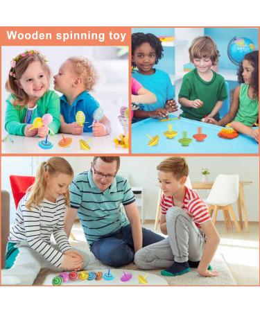 25 Wooden Circles for Kids - Colorful Malkreisel Toy Perfect for Gifts Parties & Leisure Activities - Buy Online on SooperMarket.com