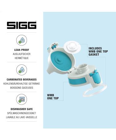 SIGG WMB One Top Closure | Leak-Proof & One-Handed Spare Parts for Sigg Bottles | Silicone Seal | International Shipping Available - Buy Online on SooperMarket.com