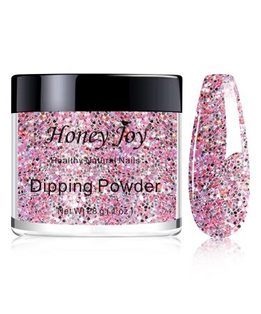 28g/Box Shine Glitter Hexagon Sequins Paillette Dip Powder Nails Dipping Nails Long-Lasting Nails No UV Light Needed (HJ-ND064B-No.139)