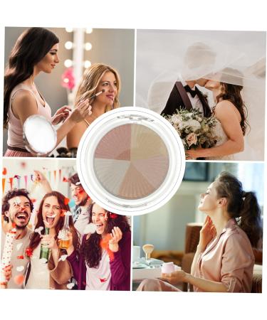 WOONEKY 1 Box Highlight Powder Pressed Powder Highlighter Shimmering Skin Highlighter Plastic Shell - Buy Online on SooperMarket.com