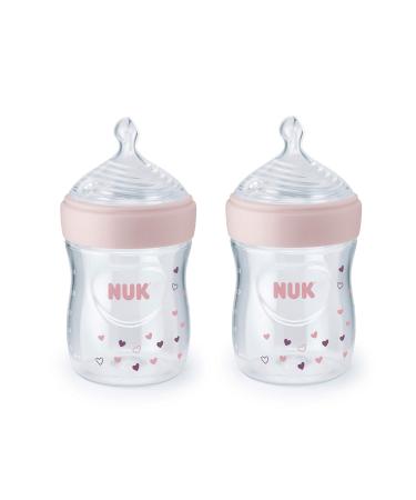 NUK Simply Natural Bottles 0+ Months Slow 2 Pack 5 oz ( 150 ml) Each