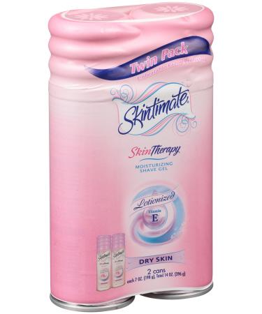 Skintimate DrySkin Shave Gel for Women, 7 oz, 2pk.