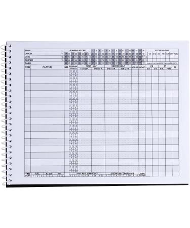 Murray Sporting Goods Basketball Scorebook - 35 Games Side by Side Score Keeping Book for Stats | High School, Middle School, Little League Stat Tracking - Ideal for Scorekeepers - Buy Online on SooperMarket.com