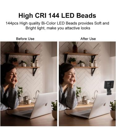 King Ma Video Conferencing Lighting: Portable LED Clip Light for Zoom Calls, Remote Working, and Live Streaming - Buy Online on SooperMarket.com