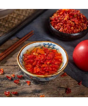 Dried Tomato Grains 17.6oz. Dehydrated Tomato Kernels Dehydrated Tomato Vegetables And Dried Tomatoes Are Suit For Home Cooking Camping And Backpacking - Buy Online on SooperMarket.com