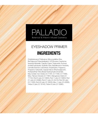 Palladio Eyeshadow Primer | Prevents Creasing, Enhances Shadow Vibrancy | Infused with 5 Herbal Extracts | Sheer Finish | Easy Application - Buy Online on SooperMarket.com
