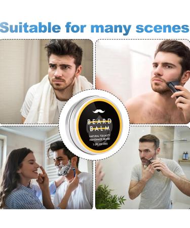 Bart Flushing for Men - Moisturizing Balm Beard & Mustache Softener | Promote Facial Hair Growth & Care - Buy Online on SooperMarket.com
