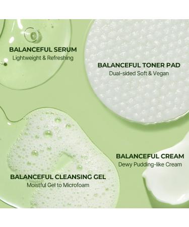 Torriden BALANCEFUL Cica Trial Kit | Vegan Gotu Kola Skincare 4-Step Regimen | Hypoallergenic Korean Skincare for All Skin Types - Buy Online on SooperMarket.com