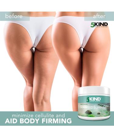 5kind Natural Seaweed Slimming Gel & Anti-Cellulite Cream with Coffee Algae & Peppermint Oil - 300ml - Buy Online on SooperMarket.com