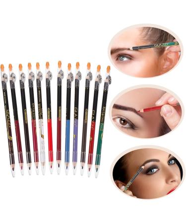 HAPINARY 12pcs Lip Liner Eyeliner Lip Pencil Lipliner Pencil Makeup Lip Liner Gel Liner Eyeliner Wooden - Buy Online on SooperMarket.com