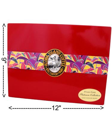 Platinum Collection: 5 Kona Blend Coffee Roasts Gift Sampler for Mother's Day, Father's Day, Birthdays - Ground Coffee, Brews 60 Cups - Buy Online on SooperMarket.com
