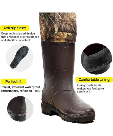 DRYCODE Waders for Men with Boots  Waterproof Neoprene Chest Waders for Women  Duck Hunting/Fishing Waders M10 Reed Grass - Buy Online on SooperMarket.com