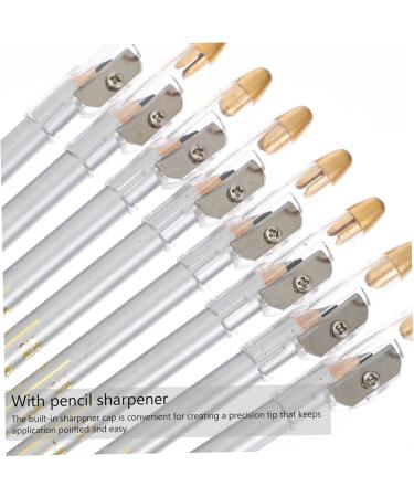 WOONEKY 8pcs Pencil Sharpener Eyebrow Pencil Beauty Eyebrow Pencil Eyeliner Pencils Eyebrow Pen Pencil - Buy Online on SooperMarket.com