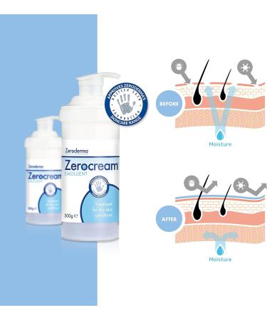 ZEROCREAM Emollient 500g - Soothing Skin Moisturizer - Buy Online on SooperMarket.com