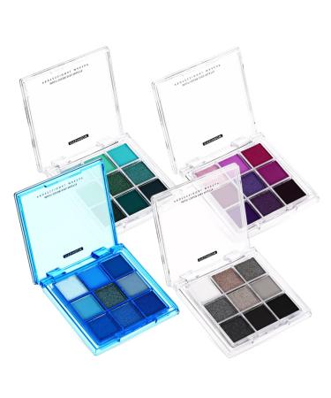 NOLITOY 4 Pcs Eyeshadow Palettes Pigmented Eyeshadow Palette Makeup Palette Eyeshadow Makeup Palette For Women
